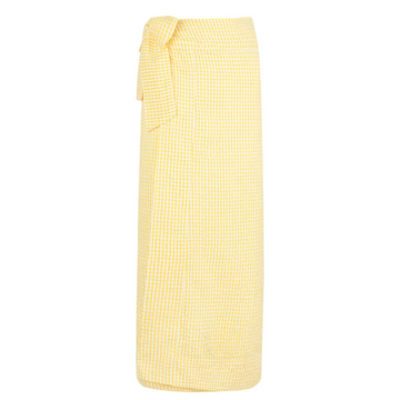 women's soleil gingham pareo