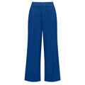 women's oyster blue linen pant
