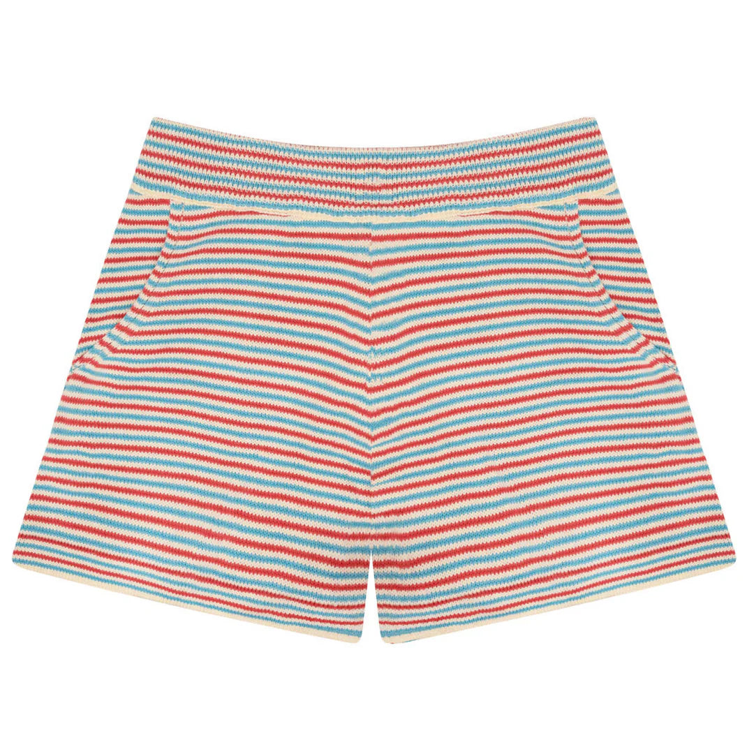 women's marina stripe knit short