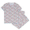 women's mercado bloom short sleeve pima pajamas set